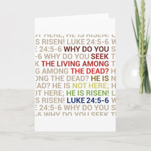 Carte Il est ressuscité