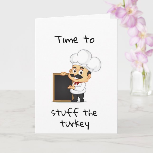 CARTE IL EST TEMPS DE "FRAPPER LA TURQUIE" ALORS VOUS-MÊ (Orchidée)