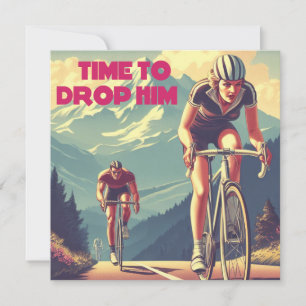 Carte Il Est Temps De Le Laisser Cycler