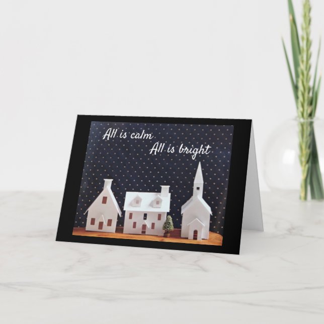 CARTE IL EST TEMPS DE VOUS SOUHAITER **MERCI NOËL** ET N (Devant)