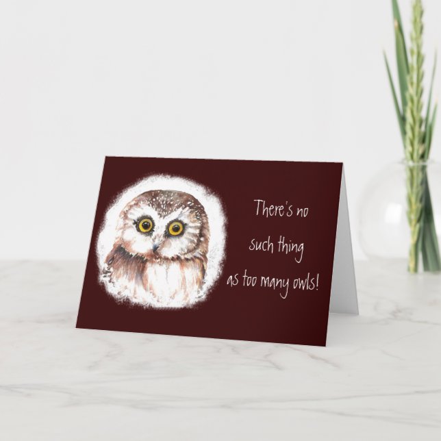 Carte Il n'y a pas trop de chouettes, Cite (Devant)