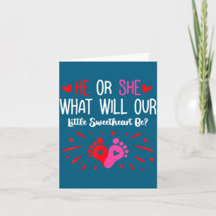Carte Il ou elle ce que sera notre petit chéri_ Vale