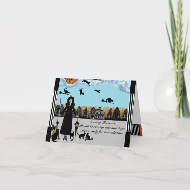 Carte Il pleut des chats et des chiens ! Deuxième dans u (Devant)