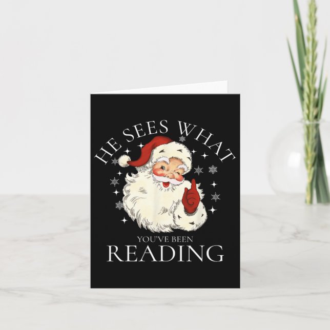 Carte Il voit ce que vous avez été en train de lire  (Devant)