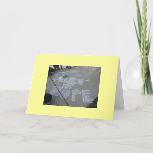 Carte Il y a espoir (Devant)