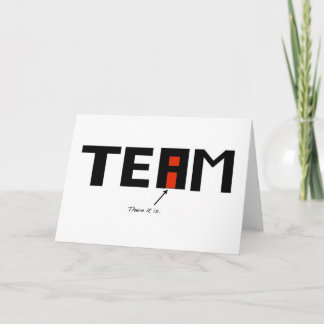 Carte Il y a un i dans "team"