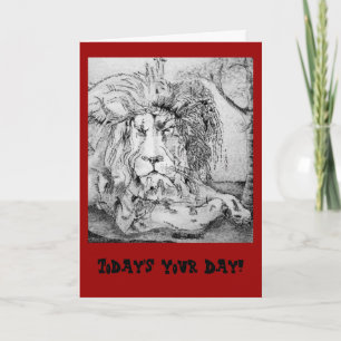 Carte Île de Lion Birthday