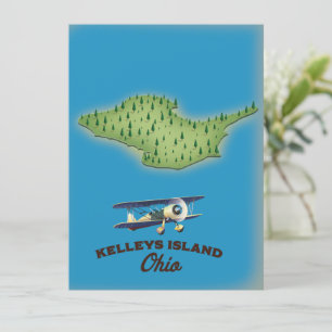Carte Île Kelleys Ohio