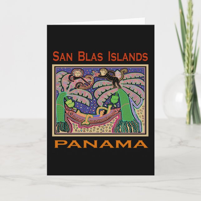 Carte Îles San Blas Panama Mola (Devant)
