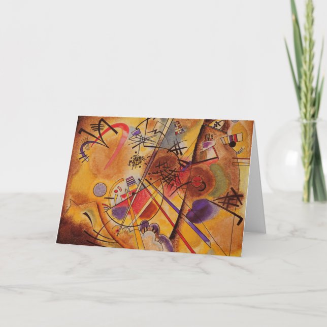 Carte Illustration abstraite de Kandinsky (Devant)