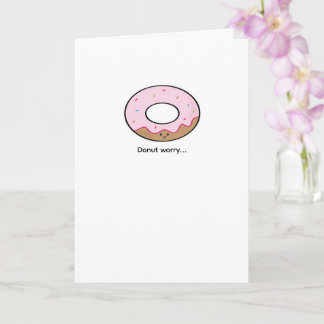 Carte Illustration de donut mignon | Art de nourriture K