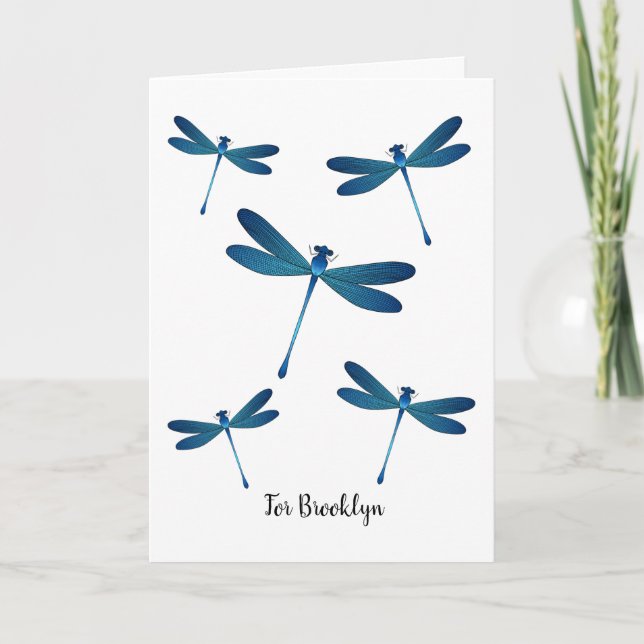 Carte Illustration de dragonfly (Devant)