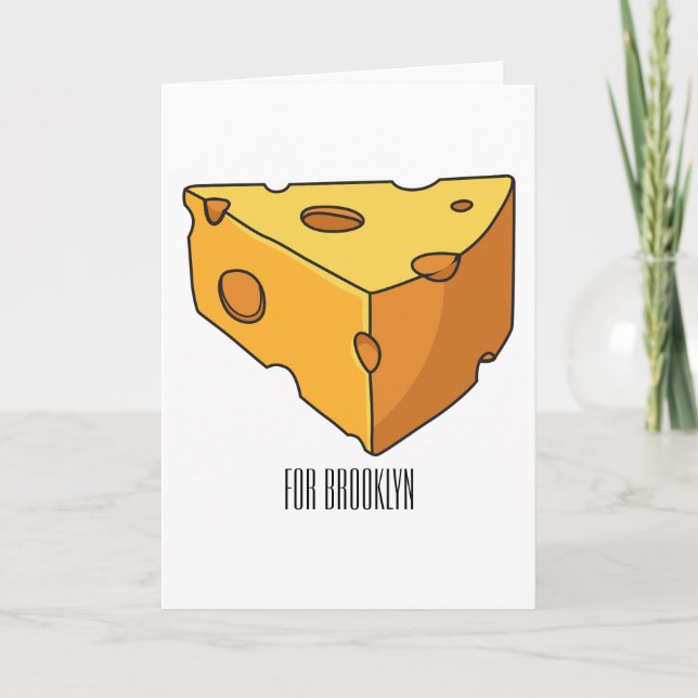 Carte Illustration de fromage (Devant)