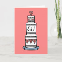 Illustration de gâteau de mariage personnalisé Car