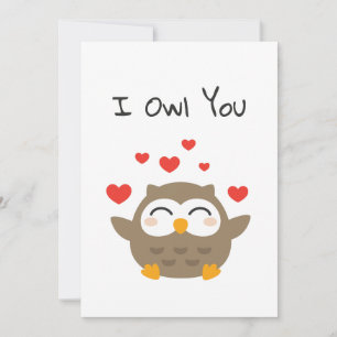 Carte Illustration de I Owl You