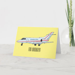 Carte Illustration de jet privé