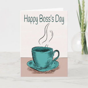 Carte Illustration de la Coupe du Café pour la Journée d