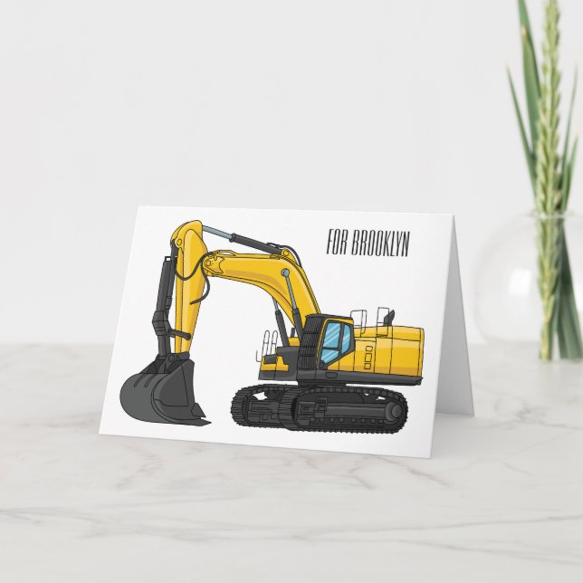 Carte Illustration de la pelle Crawler (Devant)