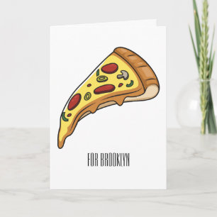 Carte Illustration de la pizza