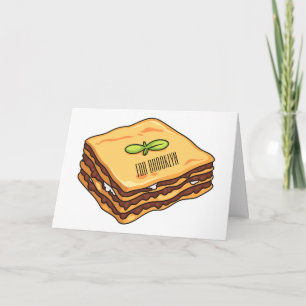 Carte Illustration de Lasagna