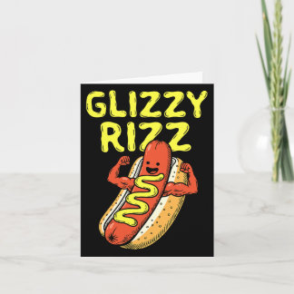 Carte Illustration de l'expression à la mode Mème Glizzy