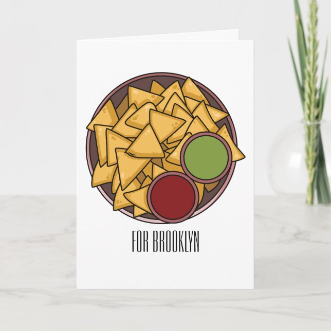 Carte Illustration de Nachos (Devant)