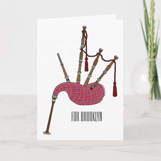 Carte Illustration de pipes (Devant)