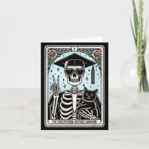 Carte Illustration de tarot de thèse de doctorat