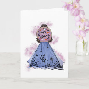Carte Illustration du cookie Halloween réjouissant
