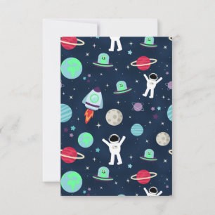 Carte Illustration du Motif spatial