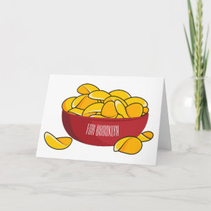 Carte Illustration d'une puce de pomme de terre