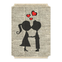 Illustration « Je t'aime » sur une page de diction