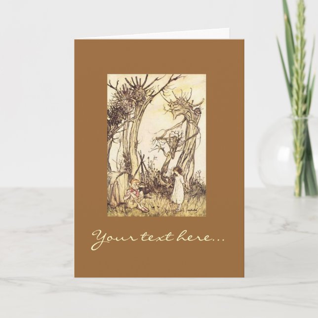 Carte Illustration par Arthur Rackham (Devant)