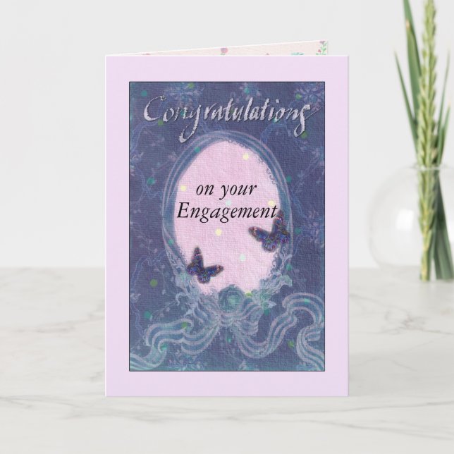 Carte Illustration rêveuse exquise de Congrats de (Devant)