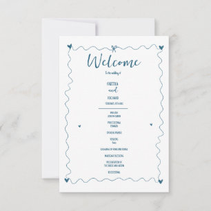 Carte Illustrations Scribble dessinées à la main Program