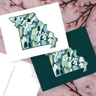 Carte illustrée de l'État du Missouri