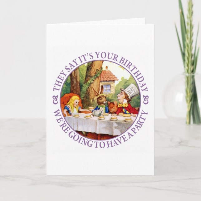 Carte Ils disent que c'est votre anniversaire… (Devant)