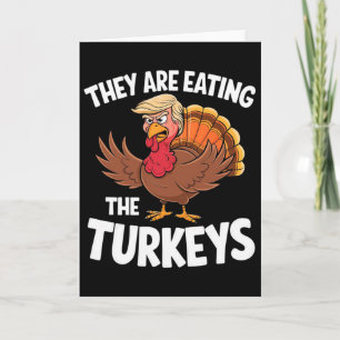 Carte Ils Mange Les Dindons Humour De Thanksgiving