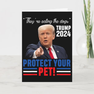 Carte Ils mangent les chiens Trump 2025 Debyte Protégez 