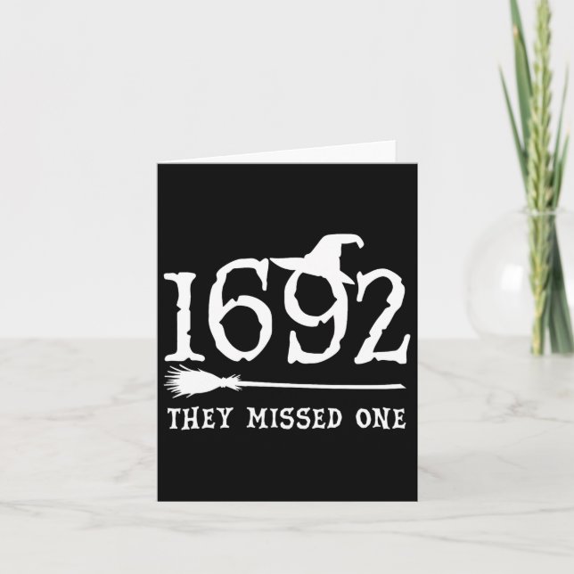 Carte Ils Ont Manqué Un Procès Féministe De Sorcière D'H (Devant)