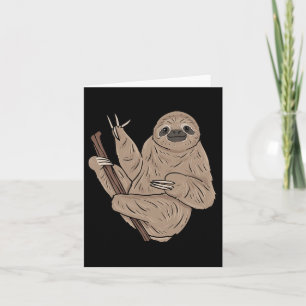 Carte Ily Sloth Langue Des Signes Gestuelle Sourds Perte