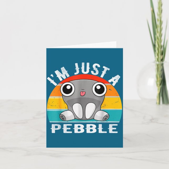 Carte I'm Just A Pebble Kids  (Devant)