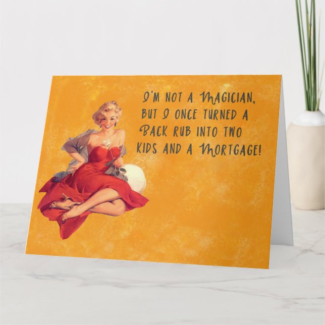 Carte I'm Not A Magician (Devant)