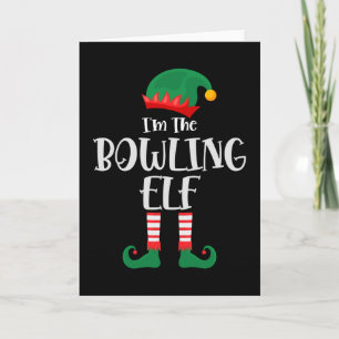 Carte Im The Bowling Elf Matching Christmas