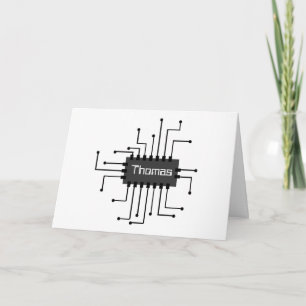 Carte Image de puce IC de l'ordinateur personnalisé