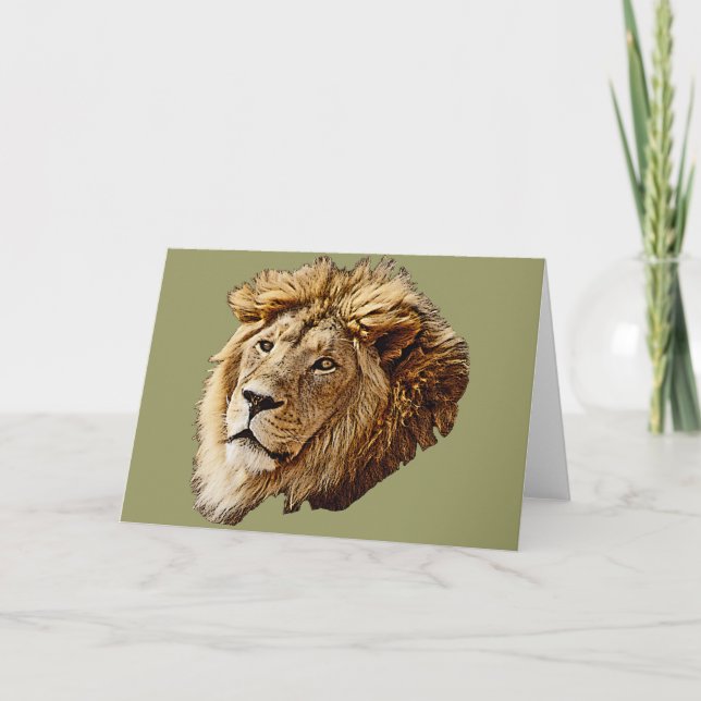 Carte Image du lion (Devant)