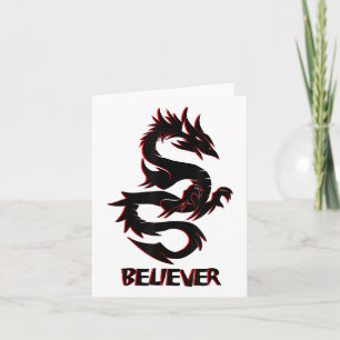 Carte Imaginez, Dream, Believe _ Imaginaire Rage Dragon