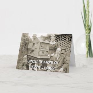 CARTE IMMENSE DOLLHOUSE PHOTO DES ANNÉES 1890 LES GENS S