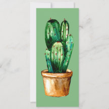 Immense Marque de livre de cactus pointillés