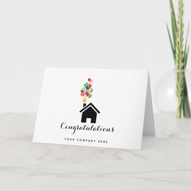 Carte Immobilier Félicitations Nouveau Accueil (Devant)